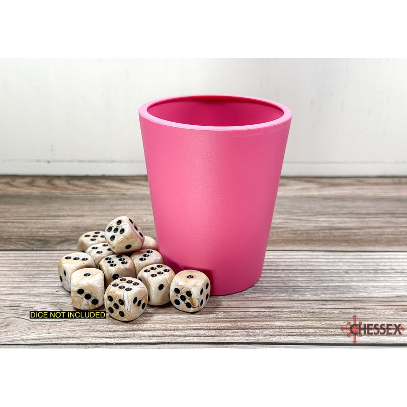 CHESSEX PINK FLEXIBLE DICE CUP