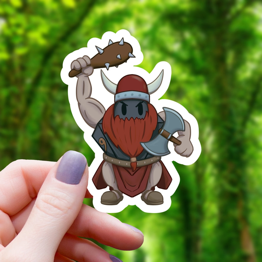 BARBARIAN HIT DICE CLUB STICKER