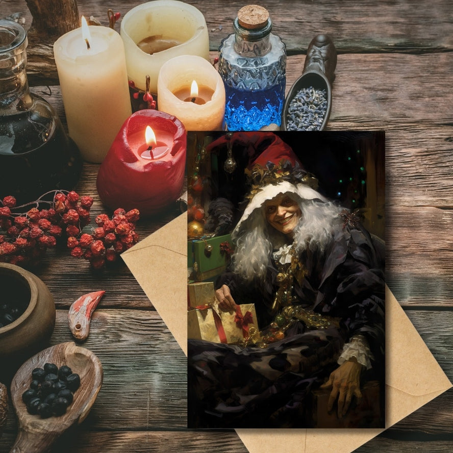 BEFANA THE CHRISTMAS WITCH HOLIDAY CARD