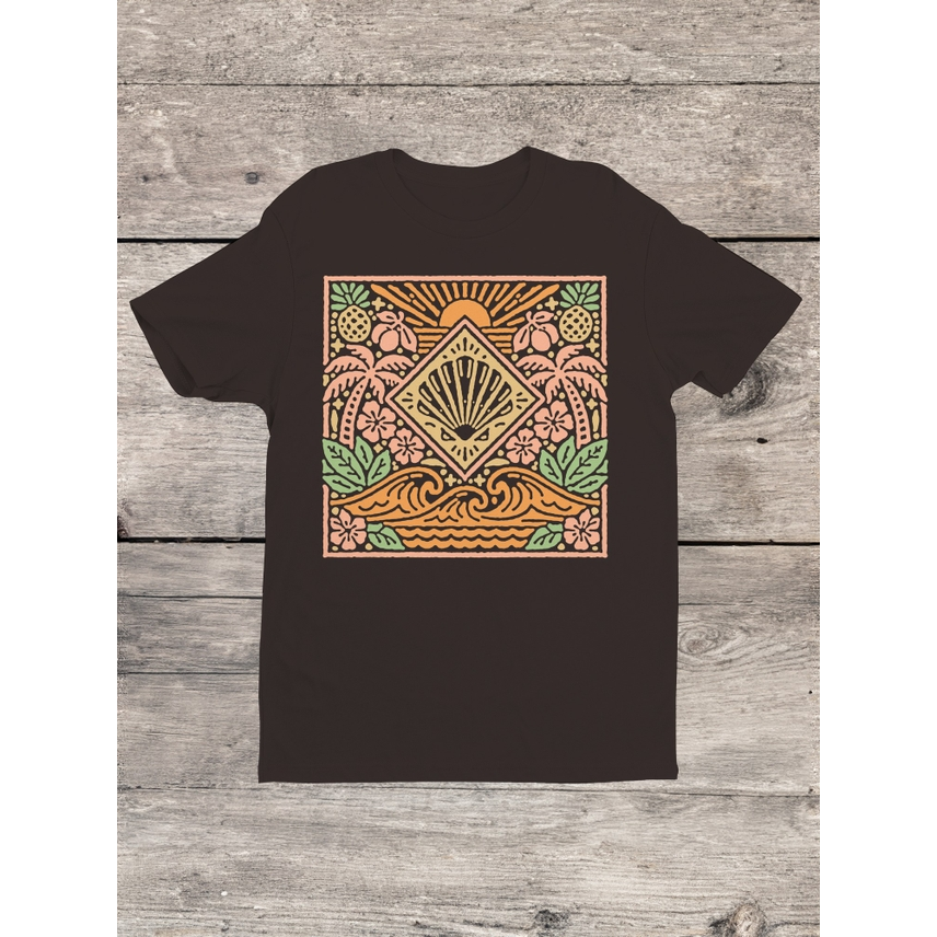 TROPICAL BEACH VIBES T-SHIRT