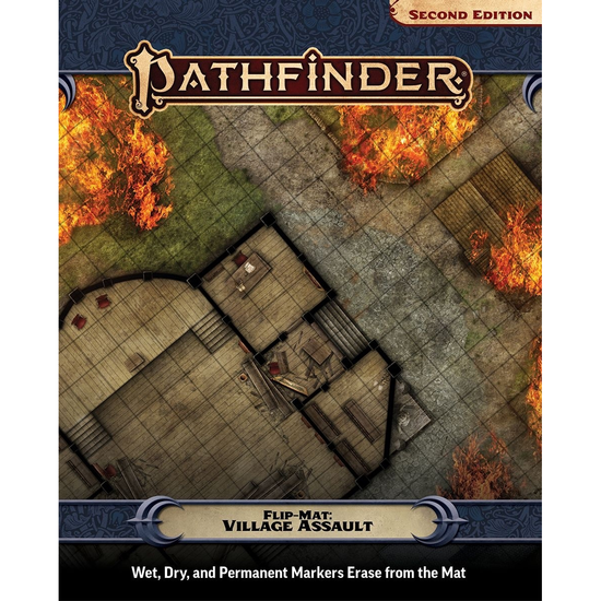 PATHFINDER FLIP MAT: VILLAGE ASSAULT