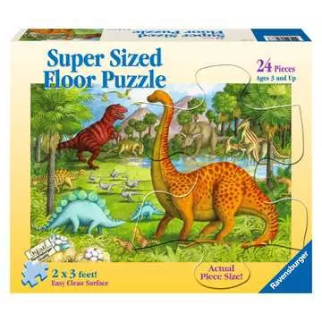 DINOSAUR PALS SUPER-SIZED FLOOR PUZZLE 24PC