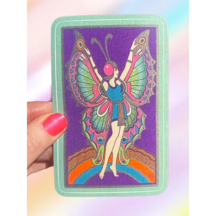 EGYPTIAN REVIVAL BUTTERFLY STICKER