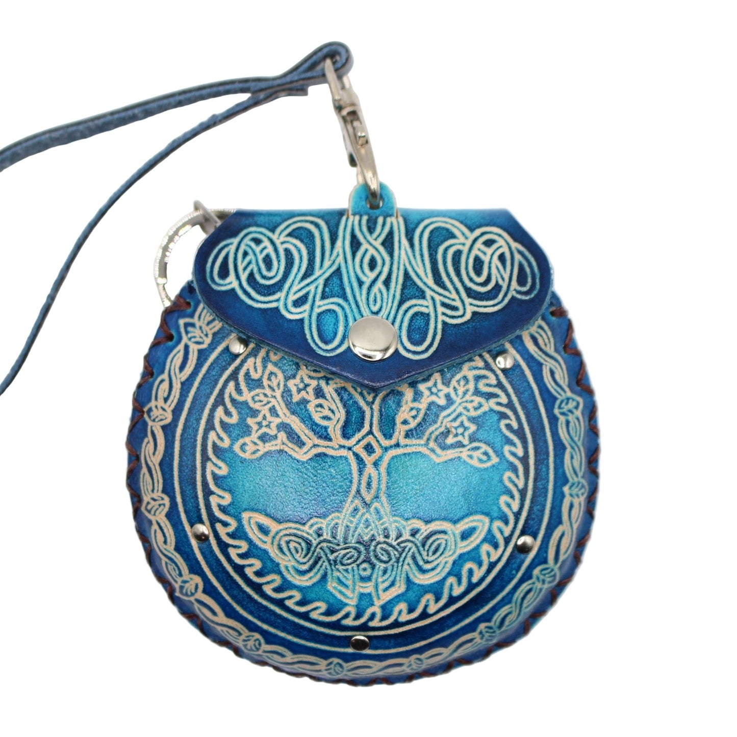 TREE OF LIFE LEATHER COIN PURSE