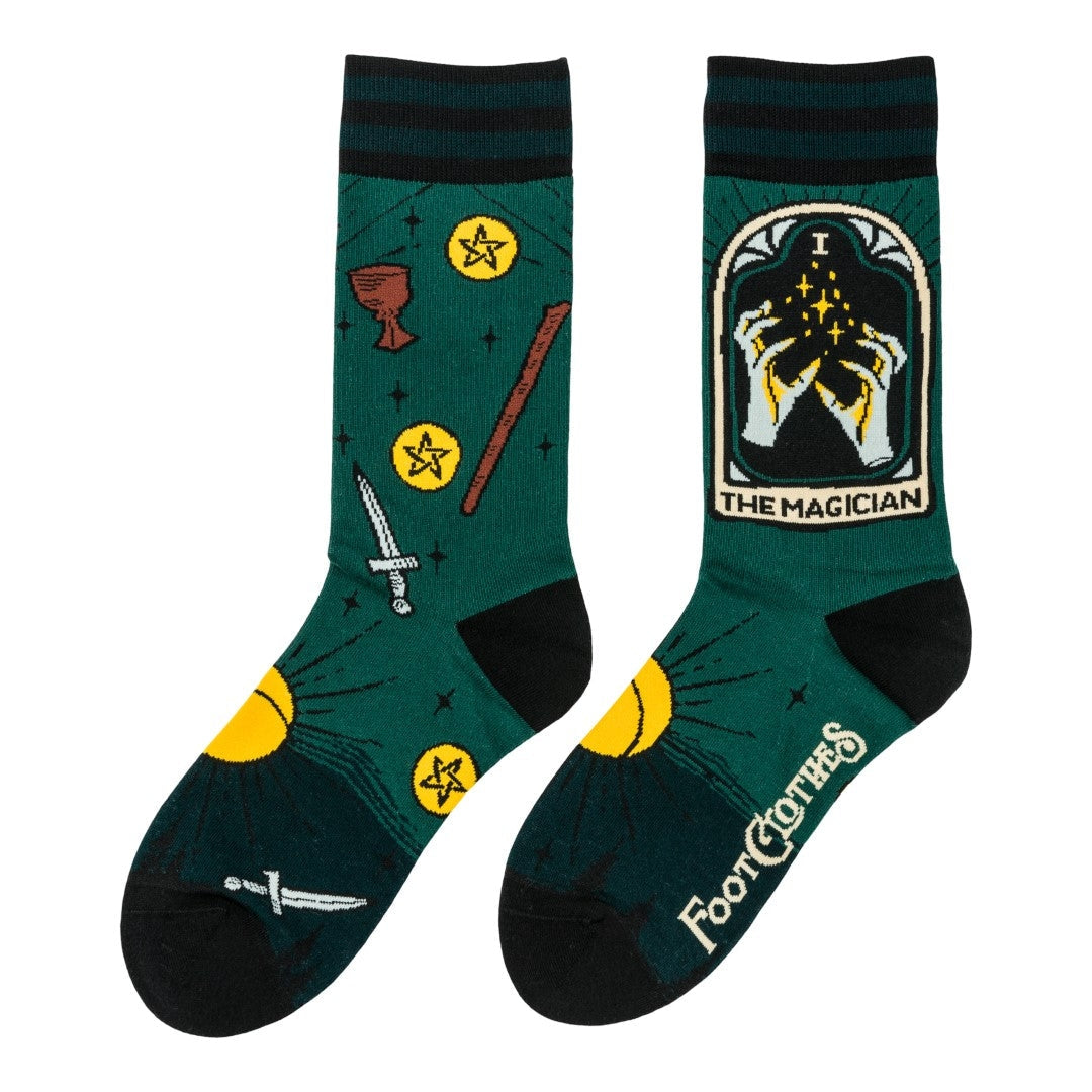 THE MAGICIAN TAROT CREW SOCKS BY FOOTCLOTHES