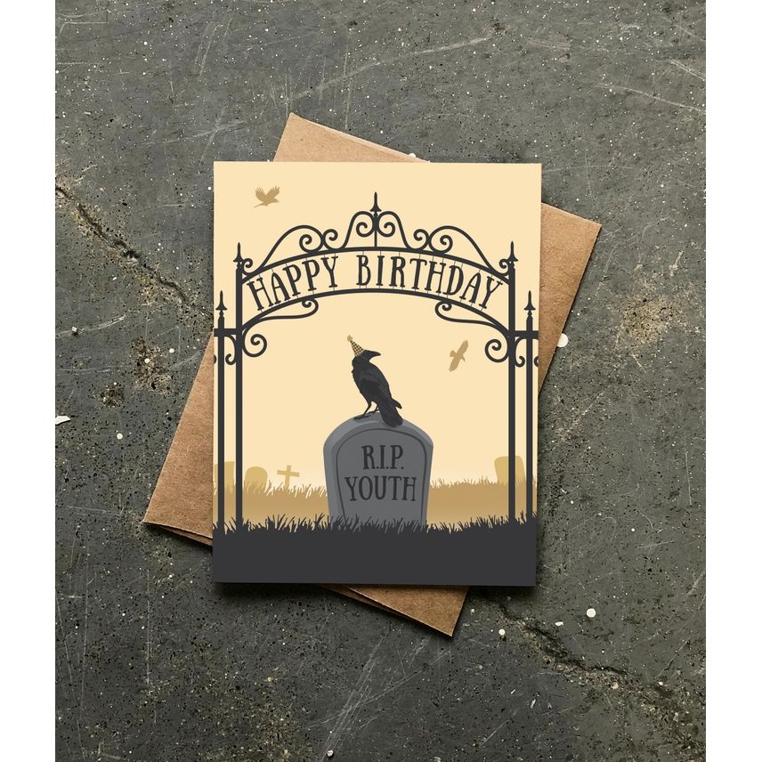 RIP YOUTH BIRTHDAY CARD