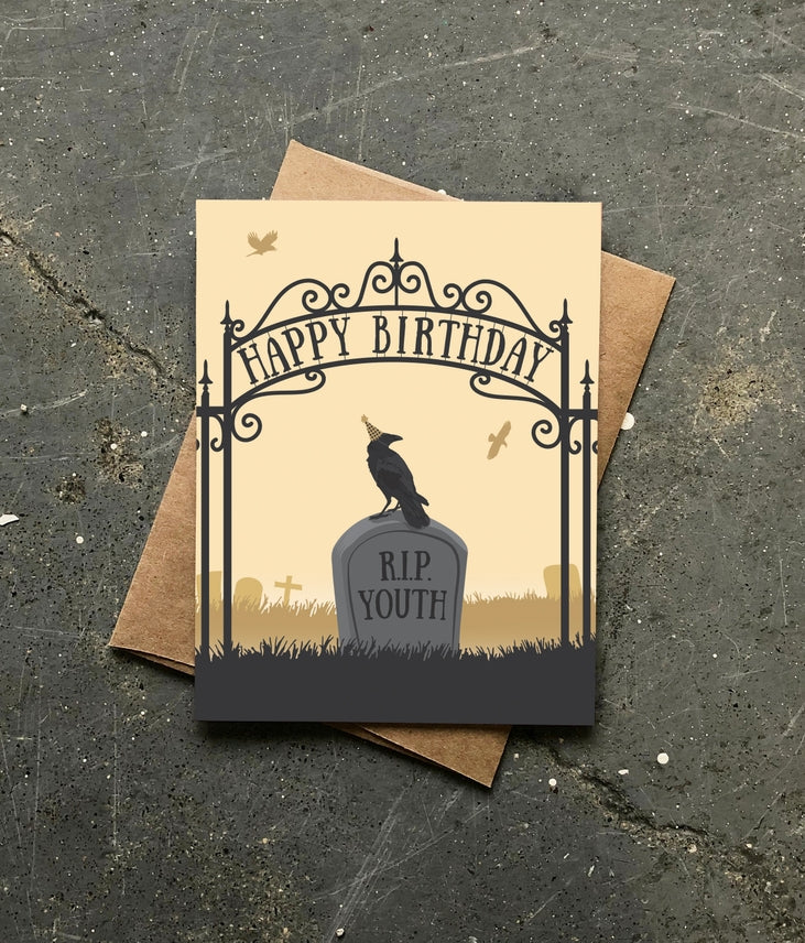 RIP YOUTH BIRTHDAY CARD
