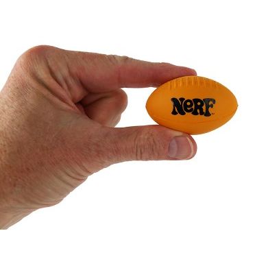 WORLD'S SMALLEST NERF FOOTBALL
