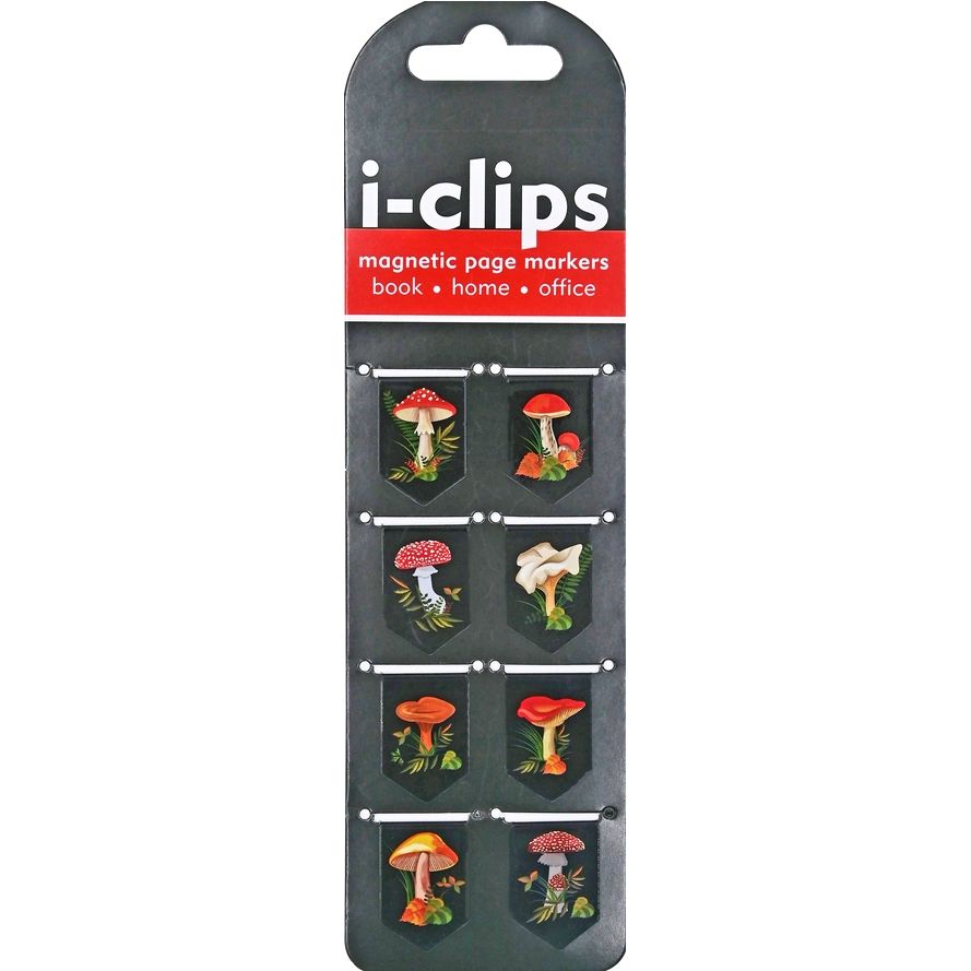 MUSHROOM MAGNETIC CLIP BOOKMARK