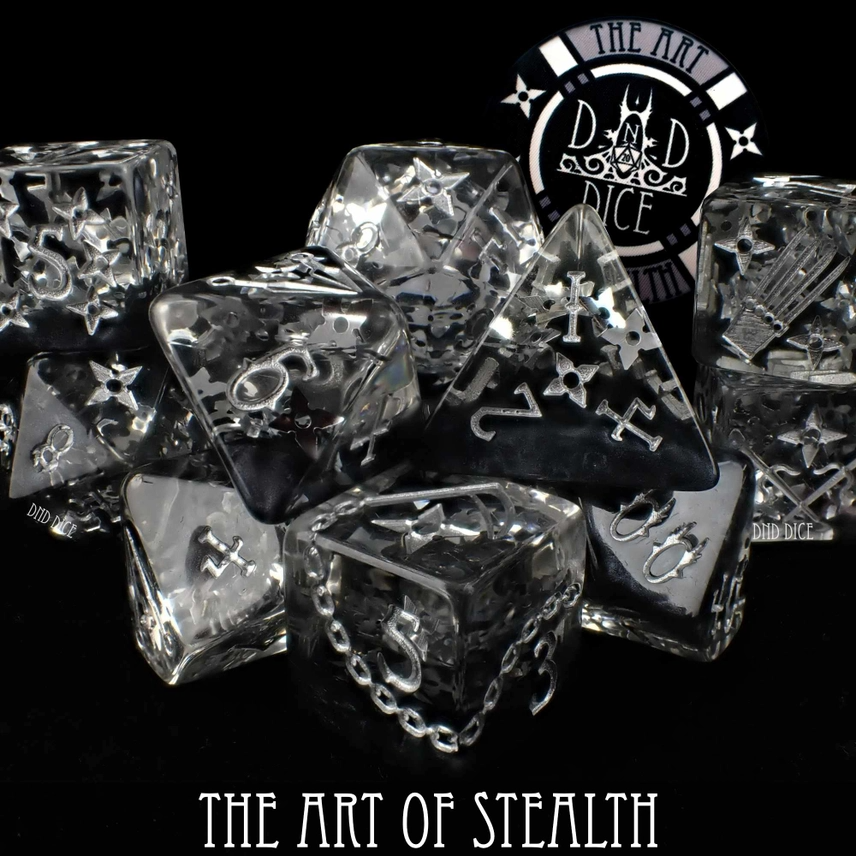 ART OF STEALTH 11PC DICE SET