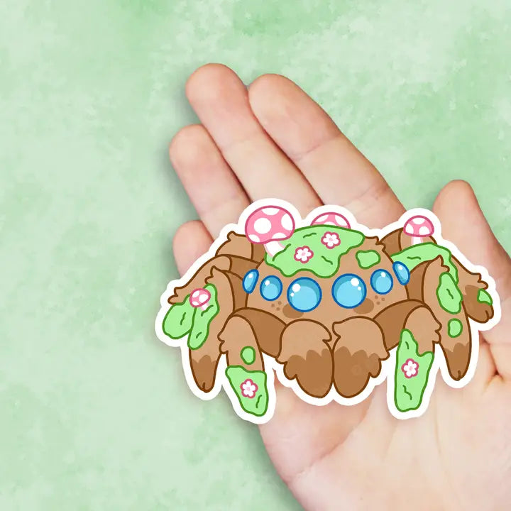 MOSSY MUSHROOM SPIDER STICKER
