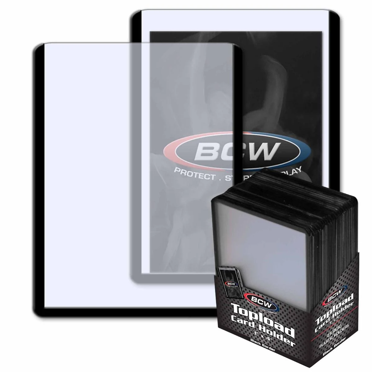 BCW TOPLOADER BLACK (25)