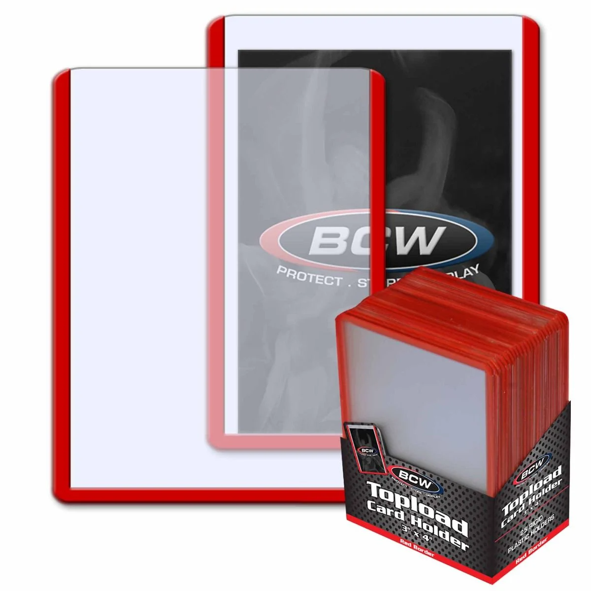 BCW TOPLOADER RED (25)