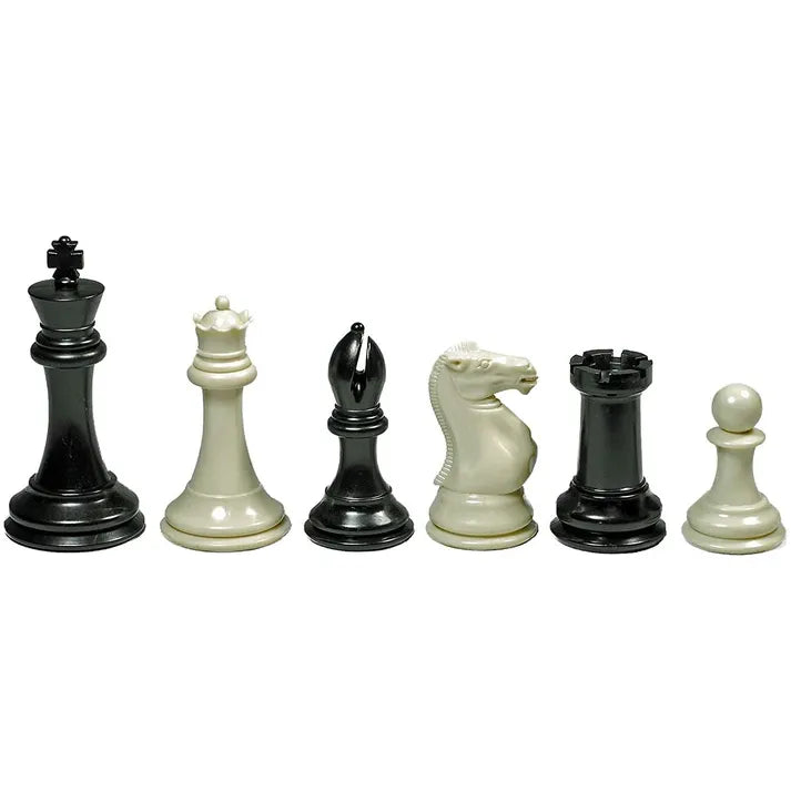 ULTIMATE TOURNAMENT CHESS SET WITH VINYL CHESS MAT & 4" KING (BROWN)