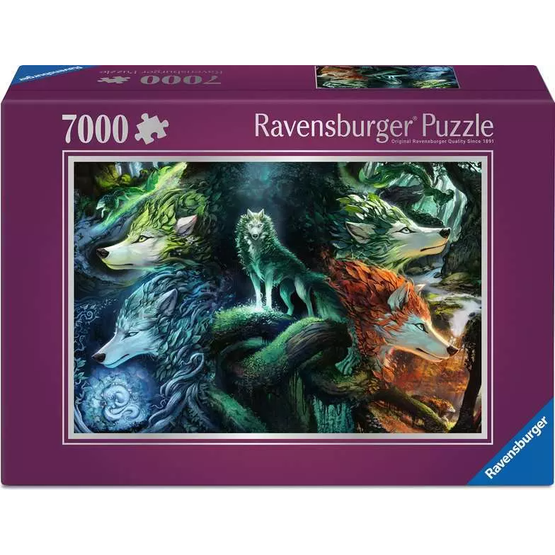 WOLVES WHISPERS OF THE FOREST 7000 PC PUZZLE