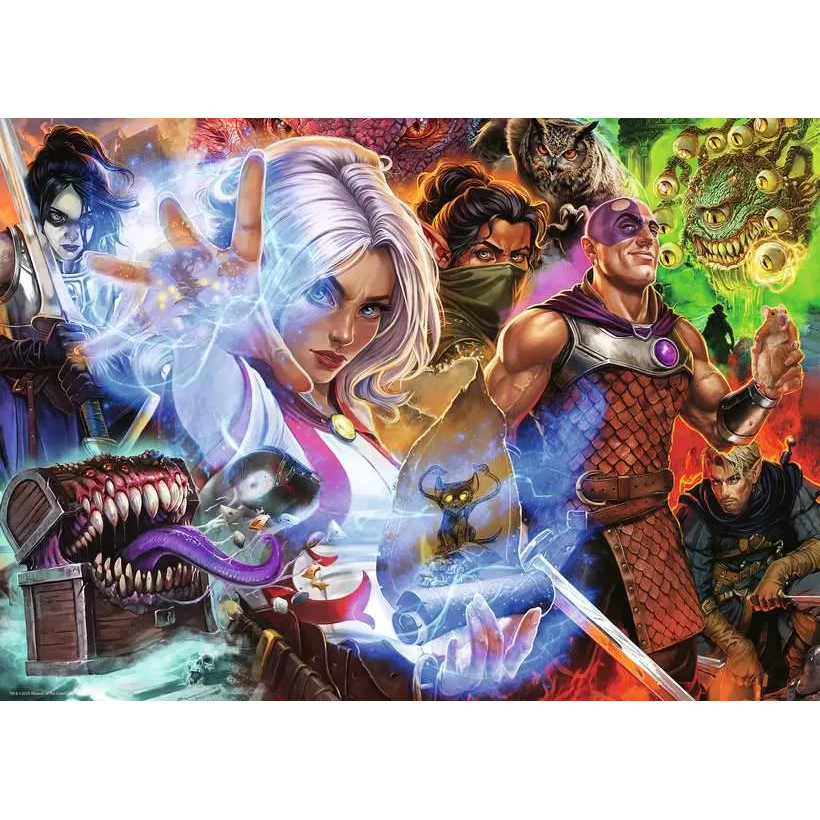 DUNGEONS & DRAGONS QUEST ACCEPTED 1000pc PUZZLE