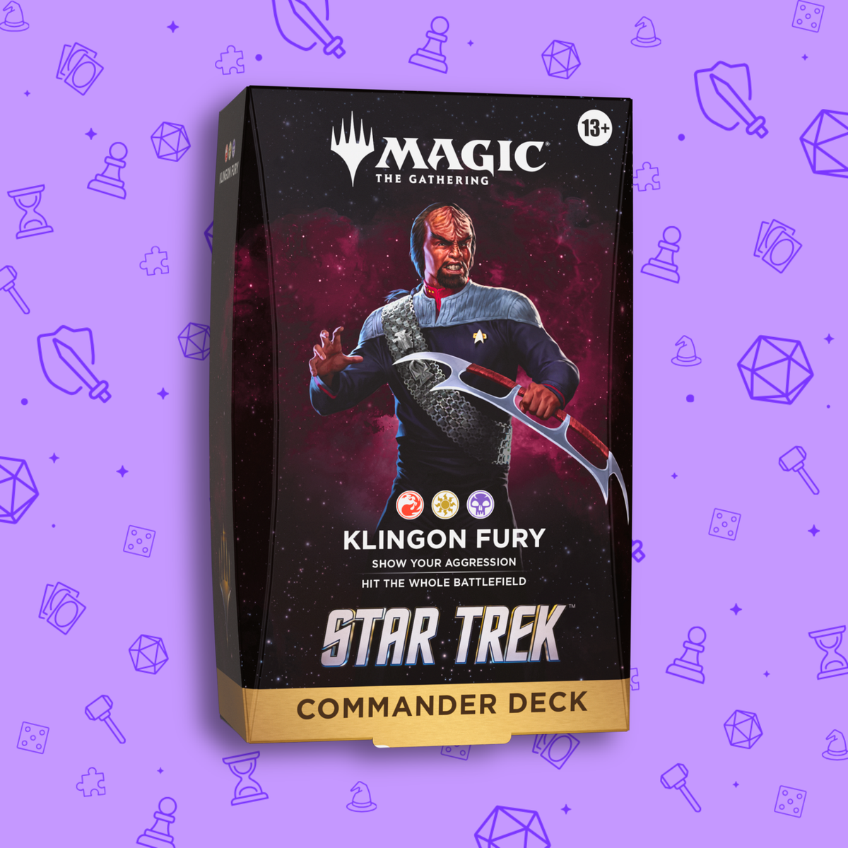 MAGIC THE GATHERING STAR TREK KLINGON FURY COMMANDER DECK PREORDER
