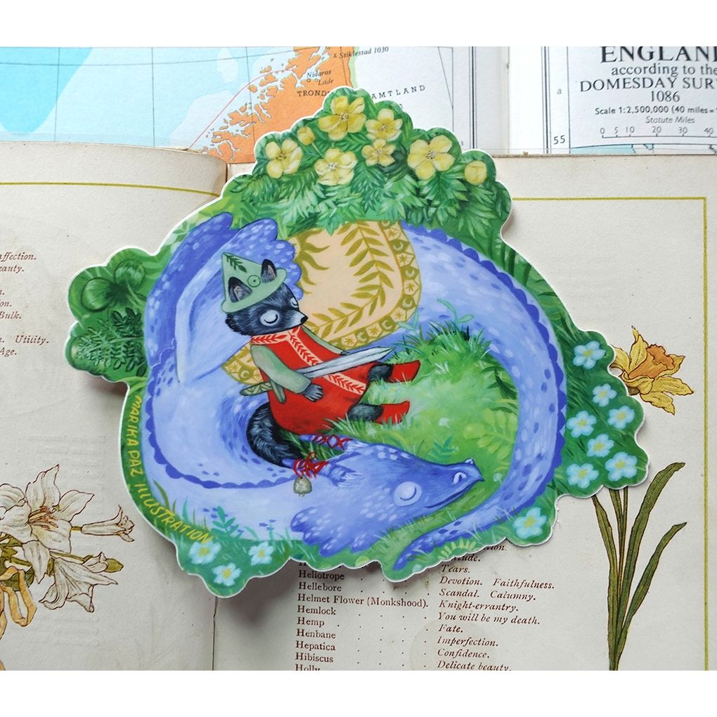 A KNIGHT'S REST STICKER