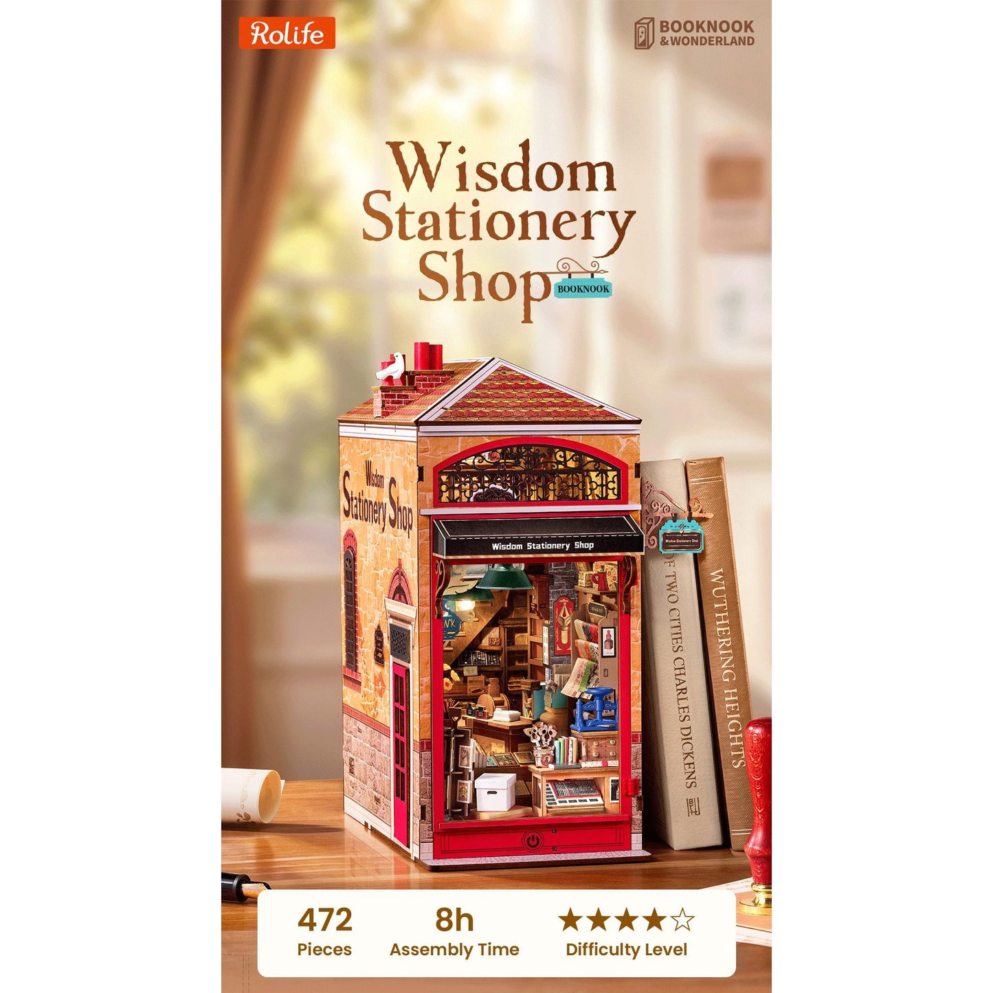 WISDOM STATIONERY SHOP BOOK NOOK KIT (TGB19)