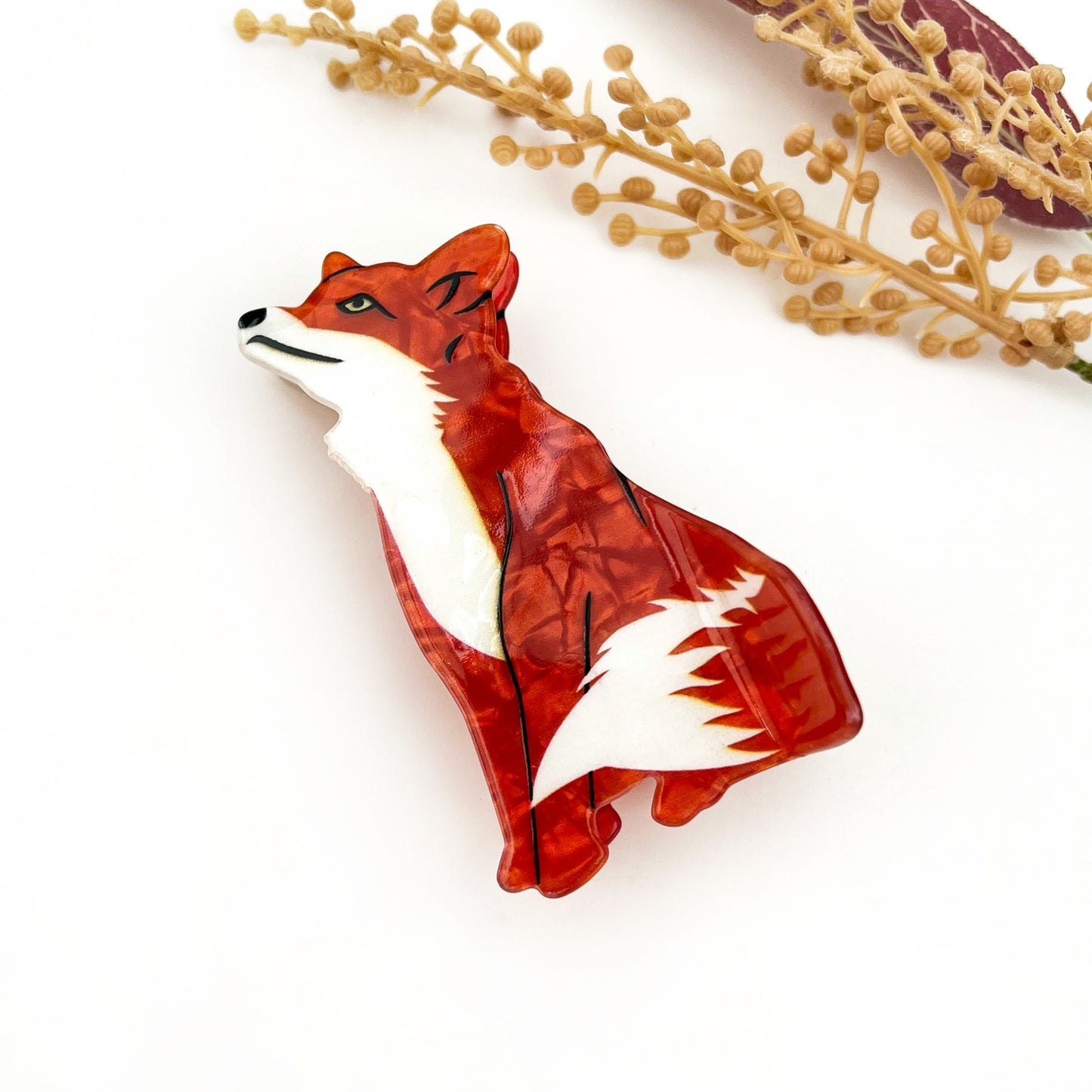 RED FOX HAIR CLAW