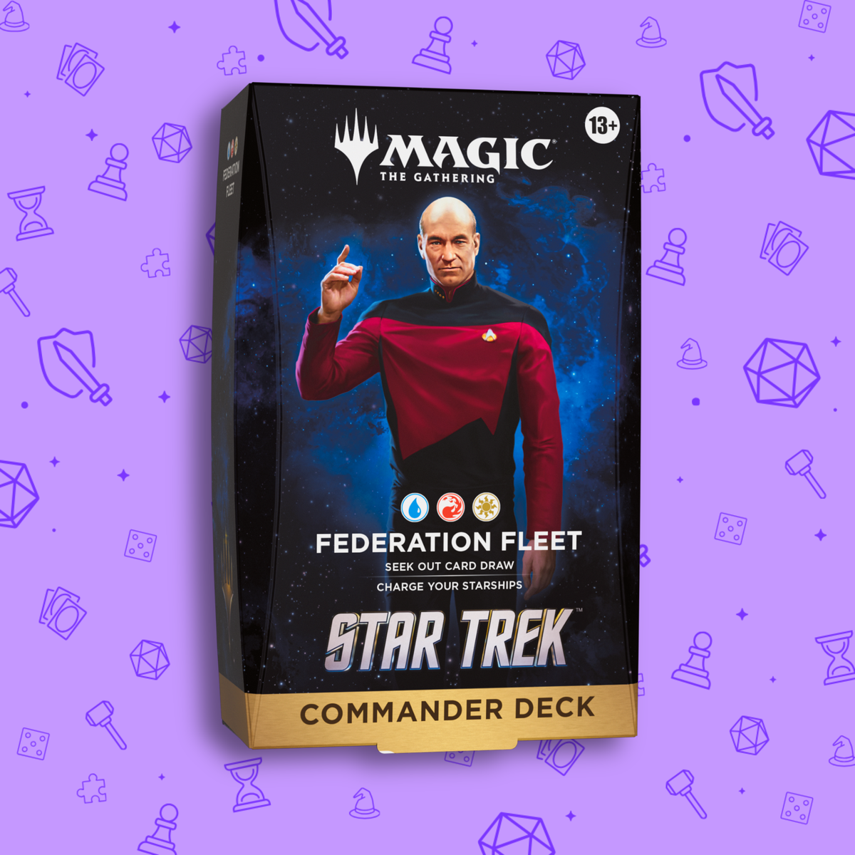 MAGIC THE GATHERING STAR TREK FEDERATION FLEET COMMANDER DECK PREORDER