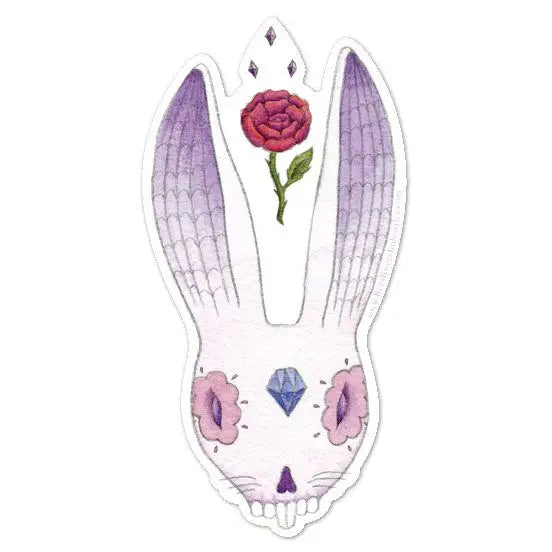 SUGAR SKULL RABBIT STICKER