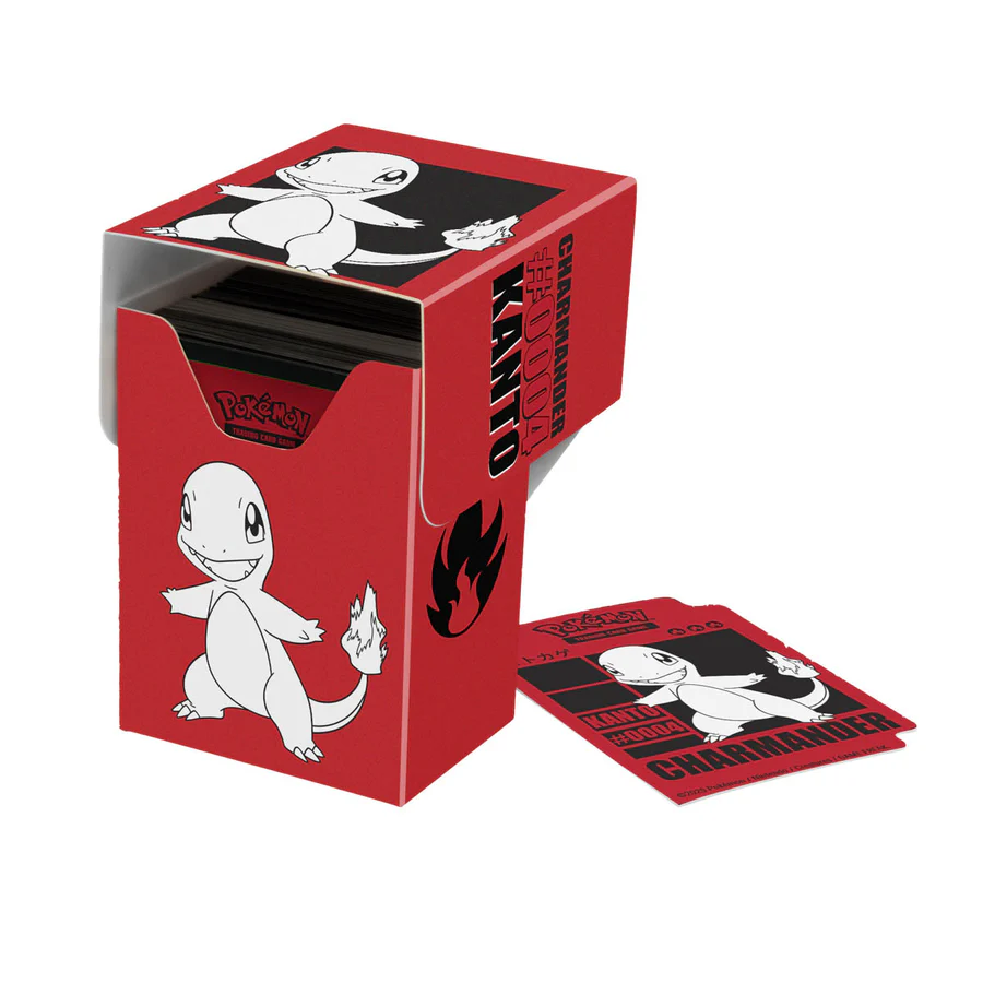 POKEMON CHARMANDER KANTO #0004 FULL VIEW DECK BOX