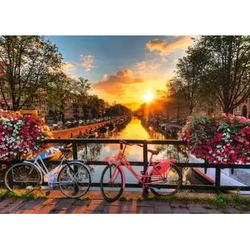 BICYCLES IN AMSTERDAM 1000 PC PUZZLE