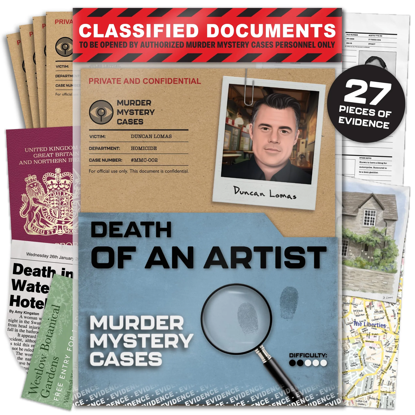 MURDER MYSTERY CASES: DEATH OF AN ARTIST
