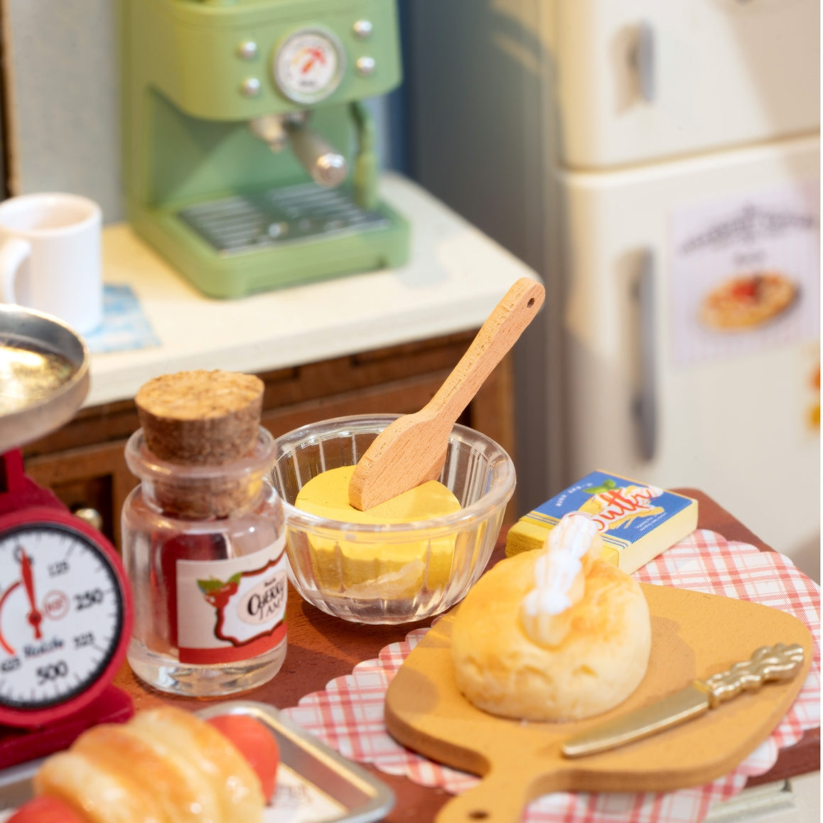 BAKING KITCHEN DIY WOODEN MINIATURE KIT