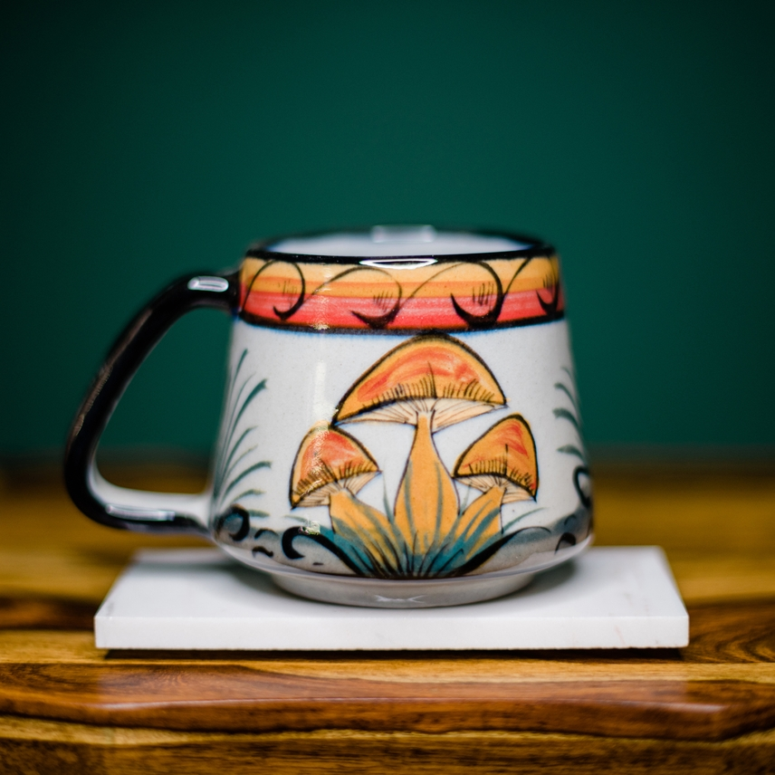 HANDMADE MUSHROOM MUG