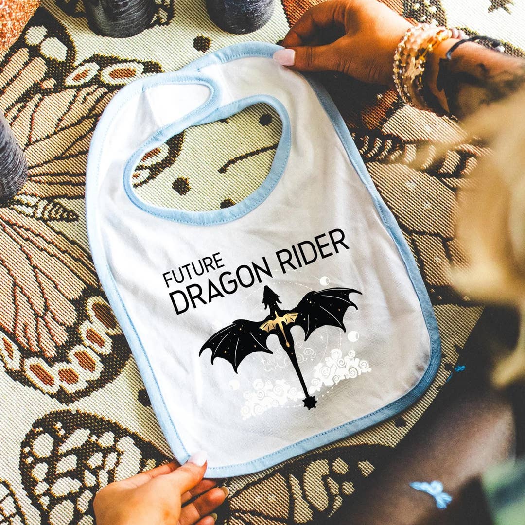 FUTURE DRAGON RIDER BABY TERRY CLOTH BIB