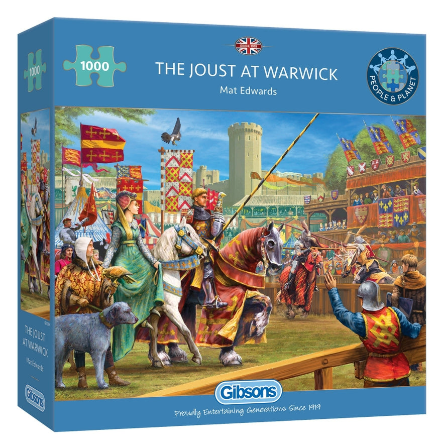 THE JOUST AT WARWICK 1000PC PUZZLE