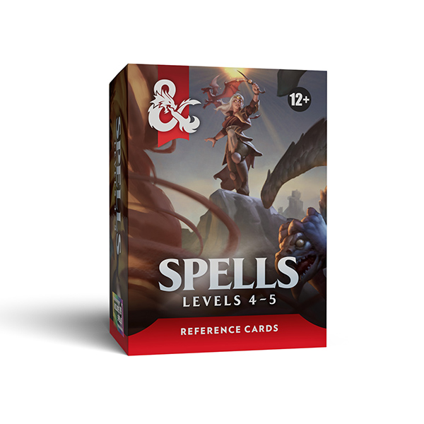 D&D REFERENCE CARDS: SPELLS TROVE LEVELS 4-5