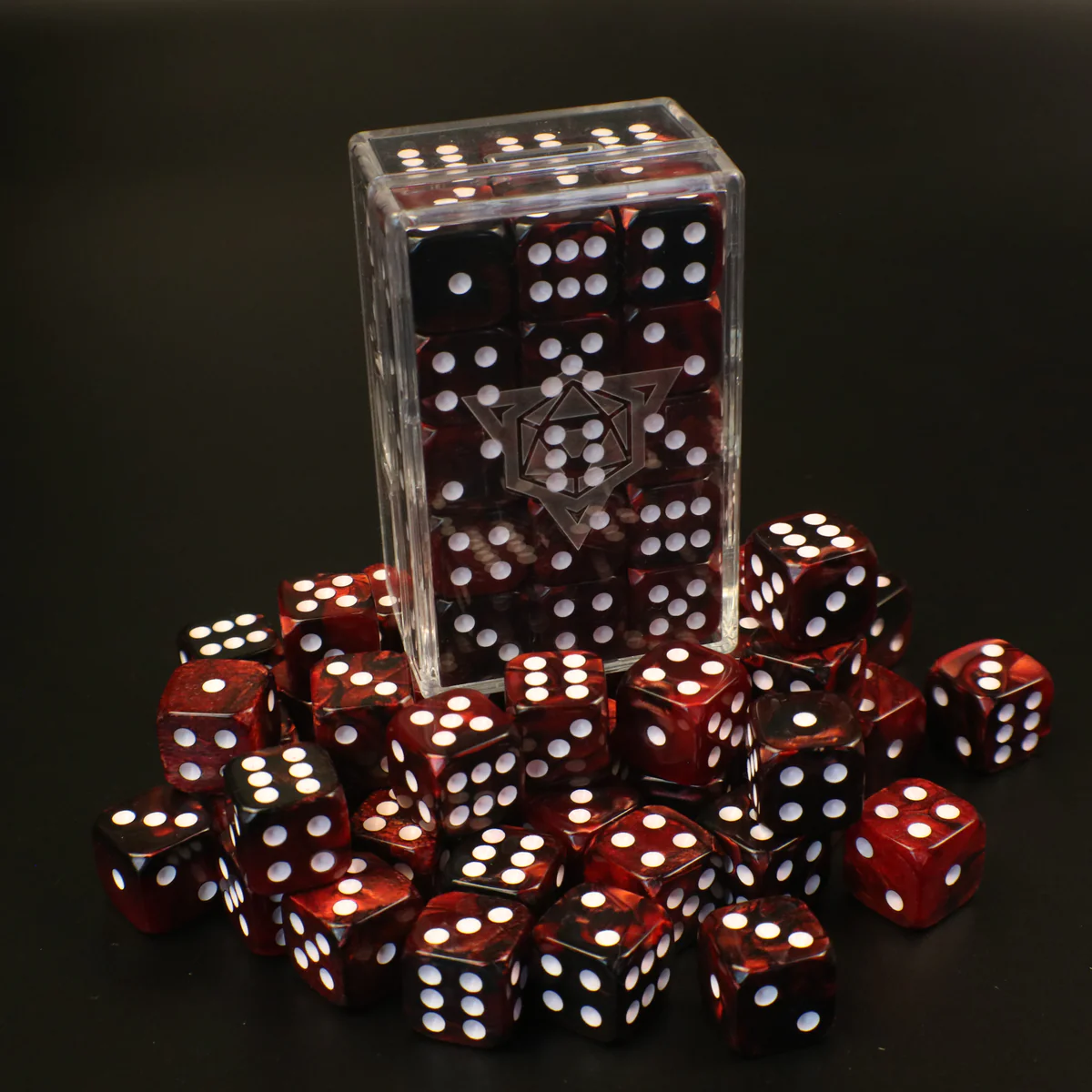 NOCTURNE & CRIMSON D6 DICE SET