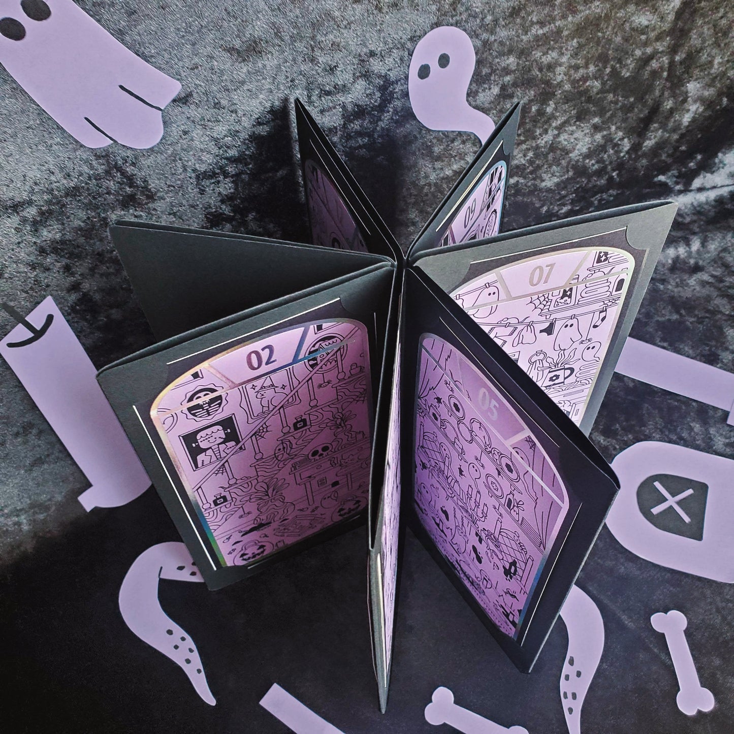 2025 HALLOWEEN ADVENT STICKER CALENDAR - HAUNTED MANSION