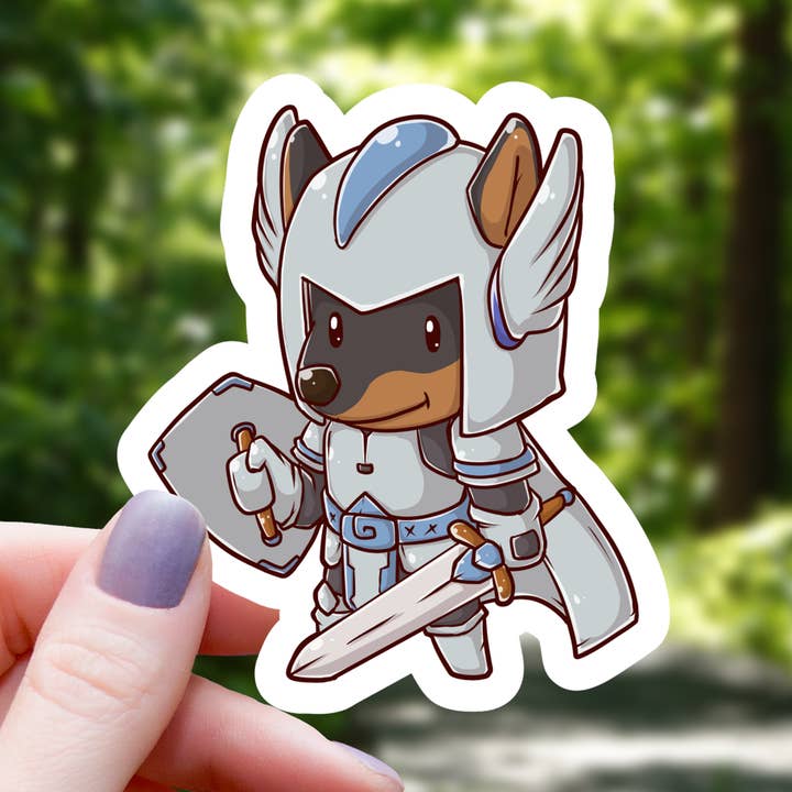 PALADIN GERMAN SHEPHERD DOG STICKER