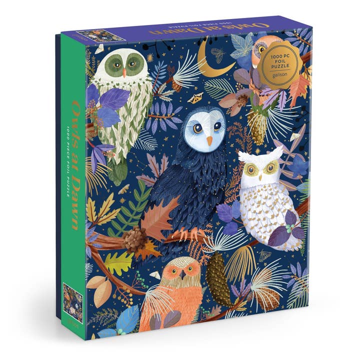 OWLS AT DAWN 1000 PIECE FOIL PUZZLE