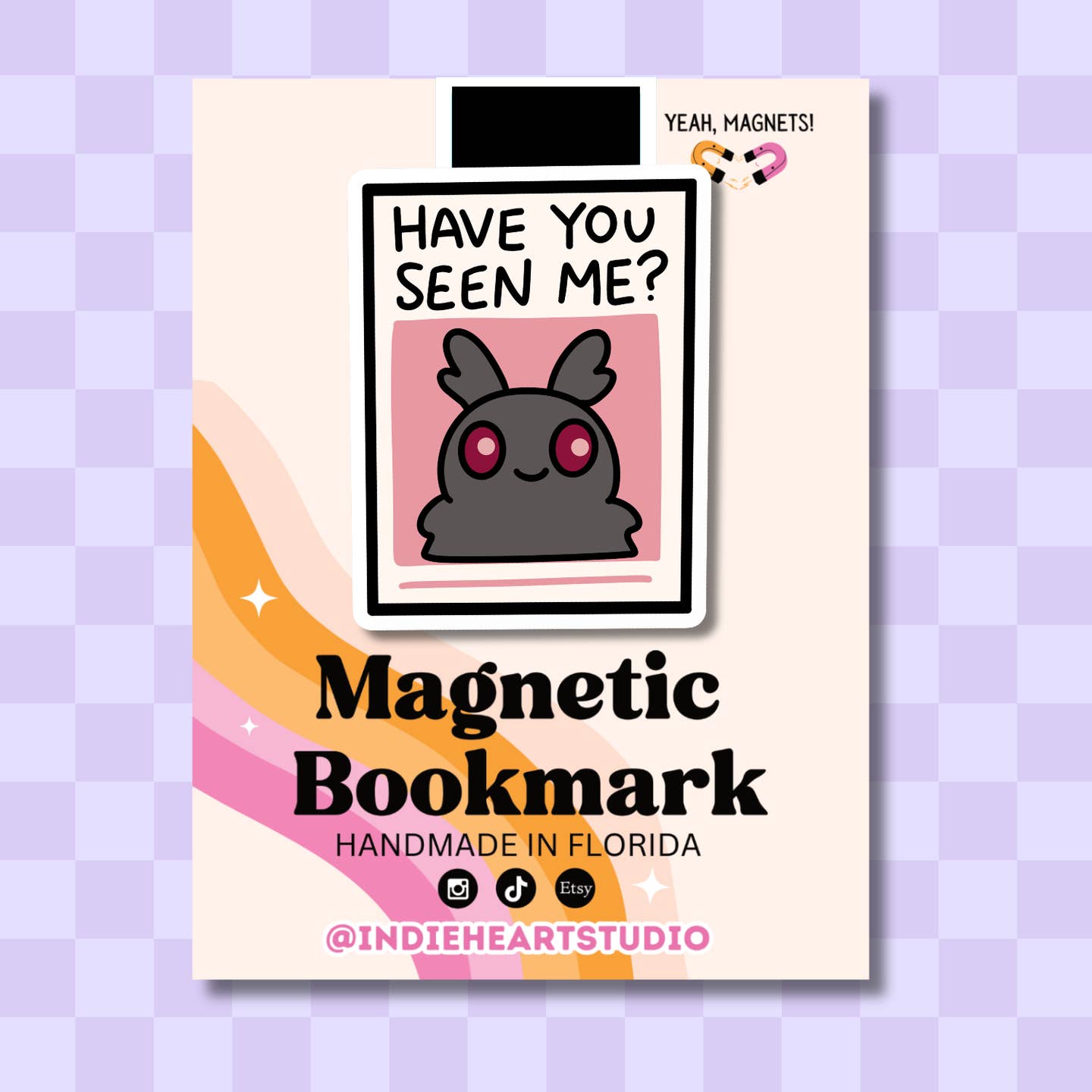 MOTHMAN POSTER MAGNETIC BOOKMARK