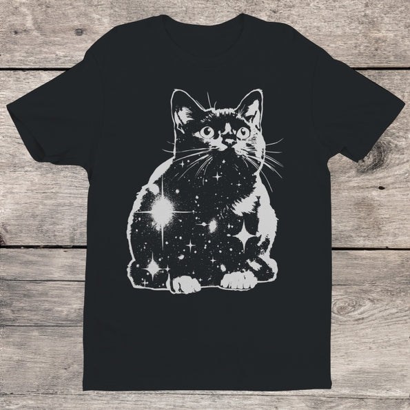 COSMIC GALAXY CAT T-SHIRT