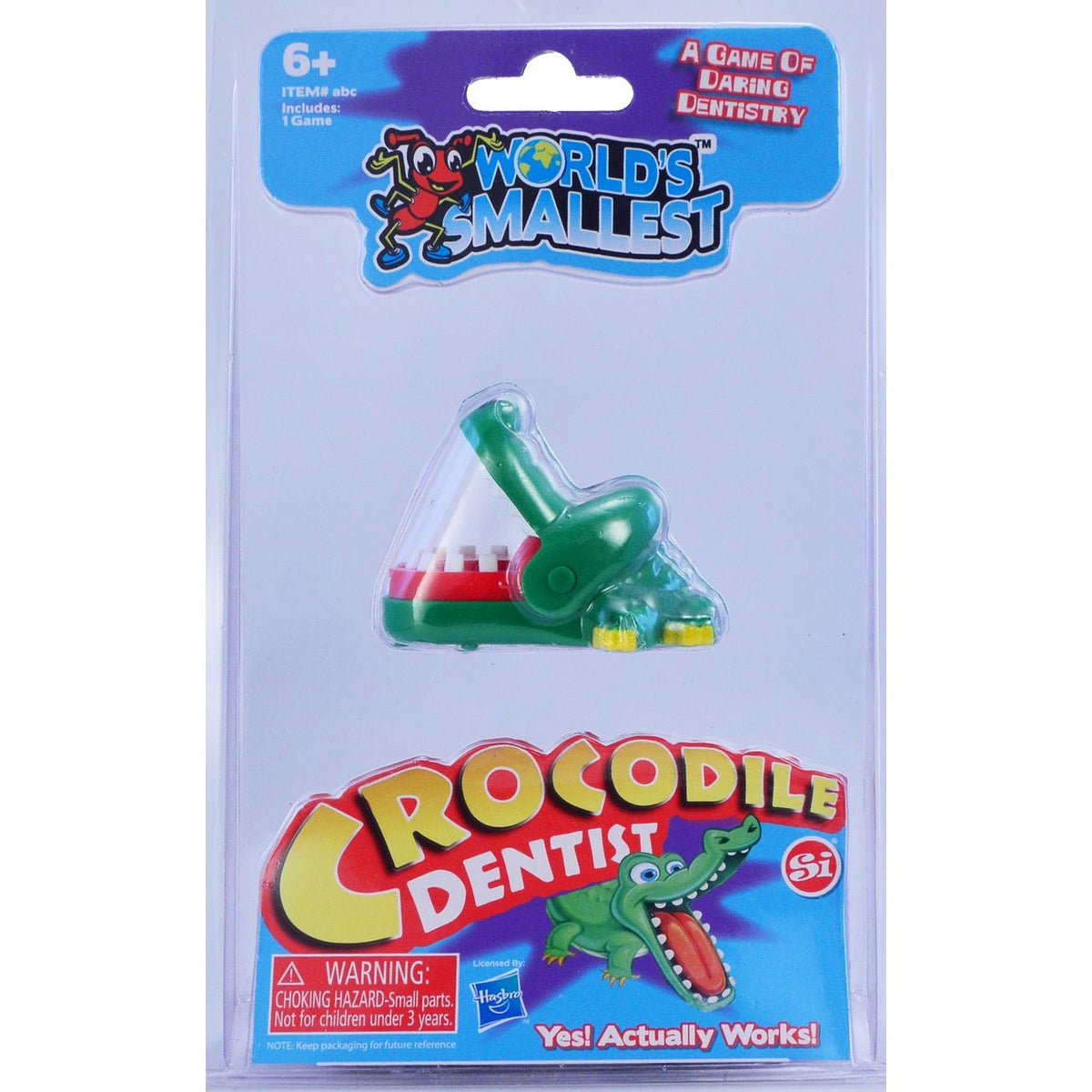 WORLD'S SMALLEST CROCODILE DENTIST