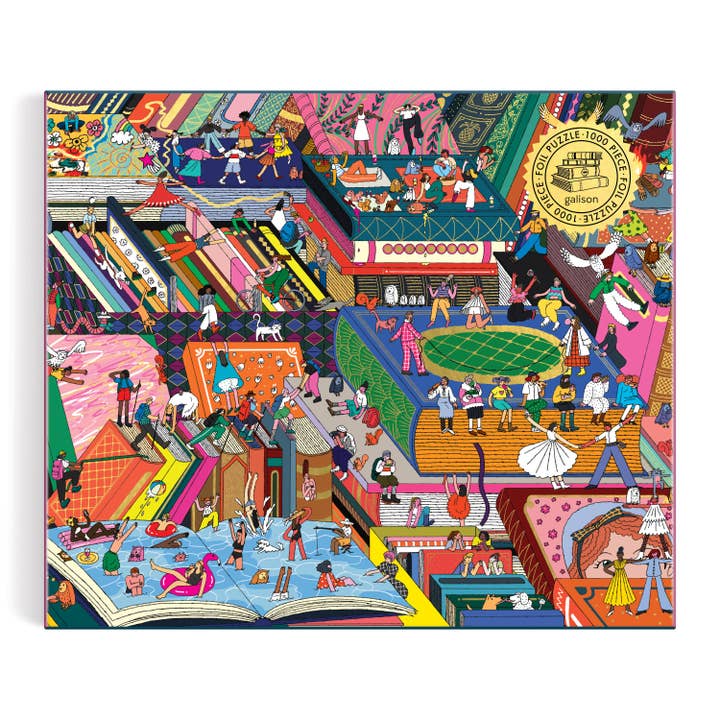 NOVEL NEIGHBORHOOD 1000PC FOIL PUZZLE