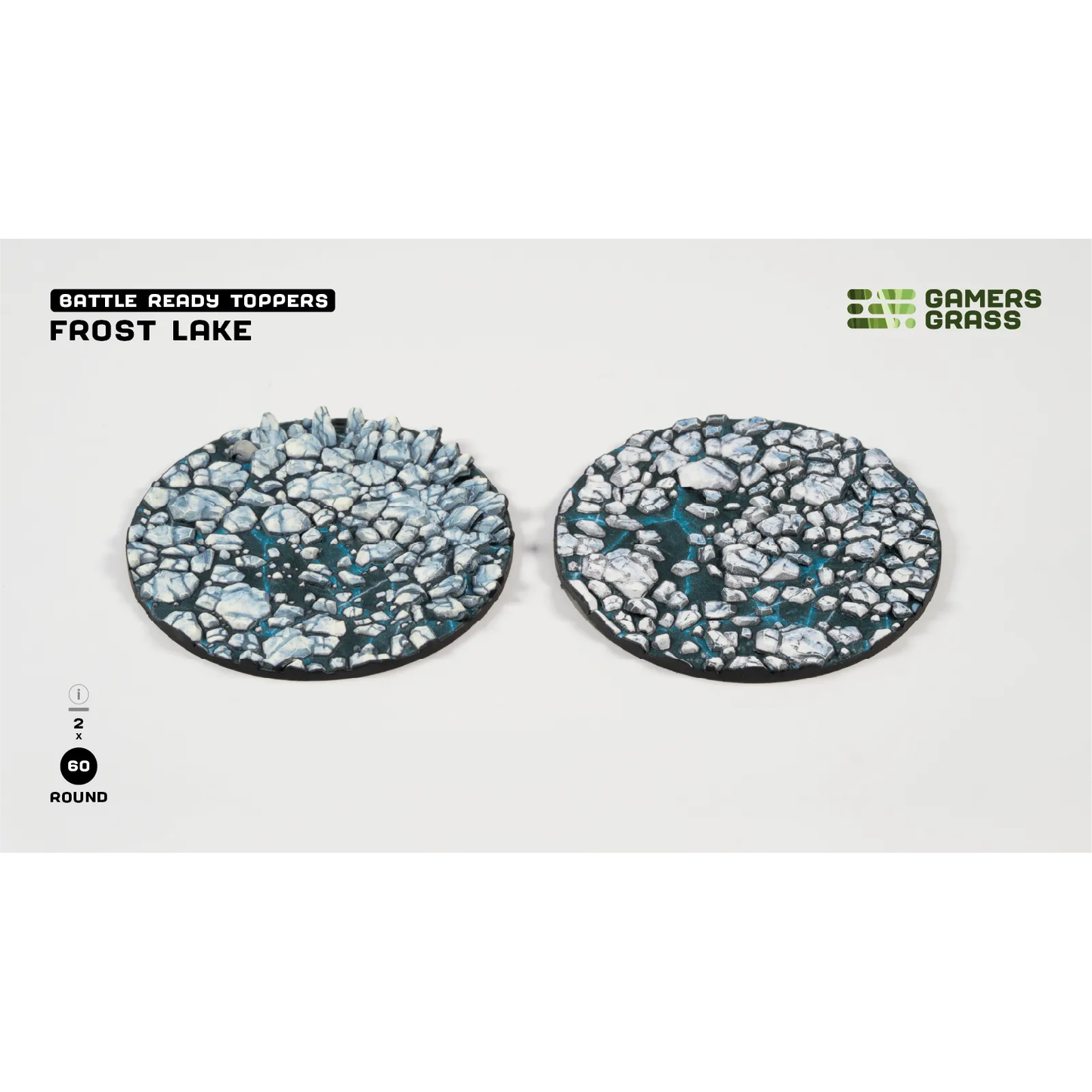 GAMER'S GRASS BATTLE READY BASE TOPPERS - FROST LAKE