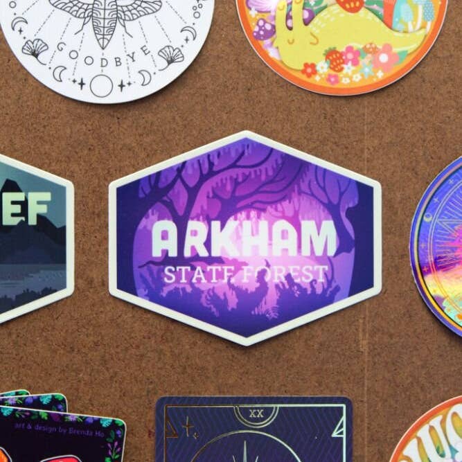 ARKHAM STATE FOREST VINYL STICKER