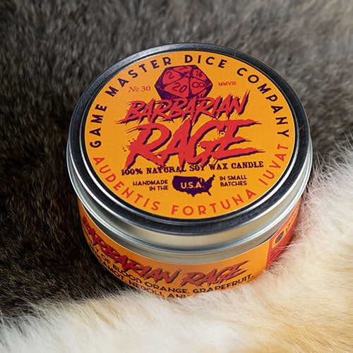 BARBARIAN RAGE 8oz GAMING CANDLE