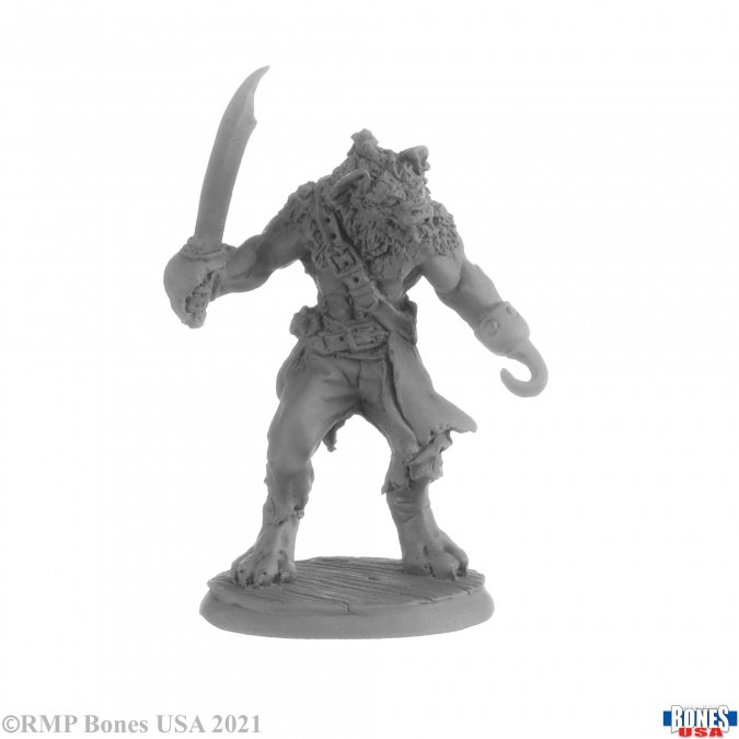 HAKKLE BLACKHOOK, GNOLL PIRATE