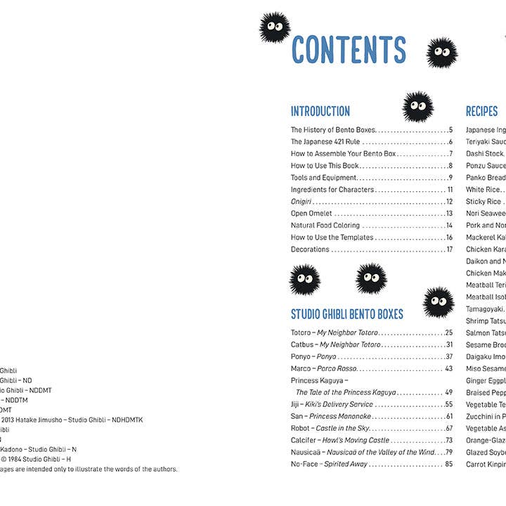 STUDIO GHIBLI BENTO COOKBOOK