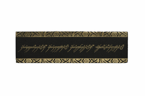 THE LORD OF THE RINGS THE ONE RING INSCRIPTION LEATHER BOOKMARK