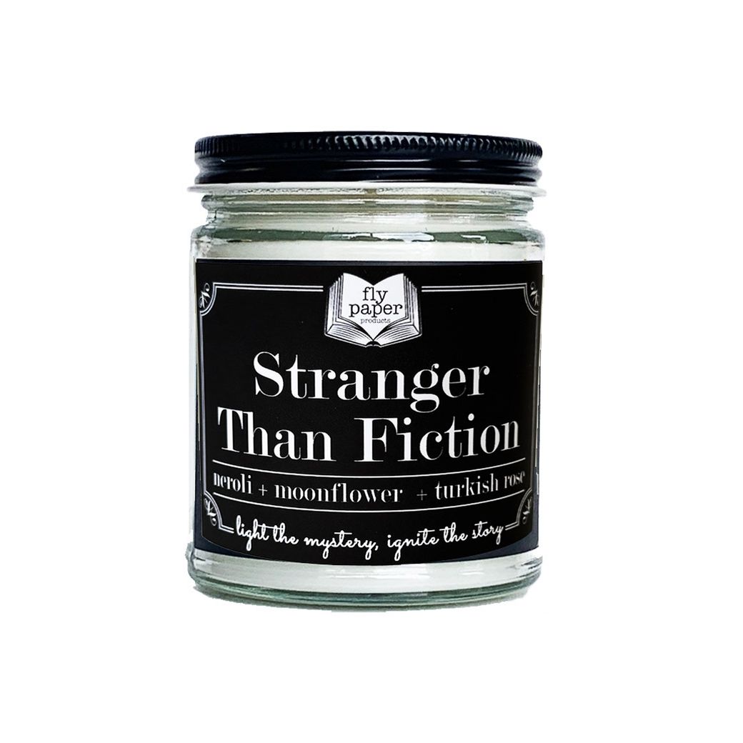 STRANGER THAN FICTION JAR CANDLE