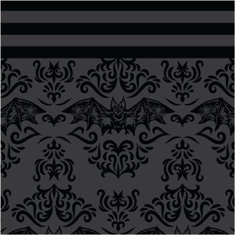 BAT DAMASK KNEE HIGH SOCKS BY FOOTCLOTHES